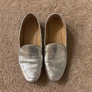 Metallic Loafers